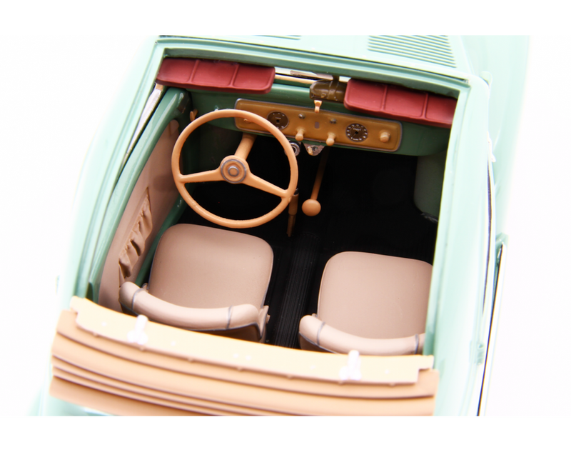 Fiat 500C Topolino 1949 Rosso Amaranto 1:18 - 76898