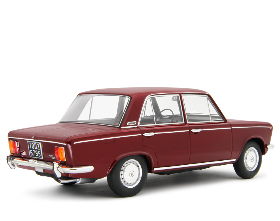 Fiat 125 1967 Rosso Amaranto 1:18 - 76978