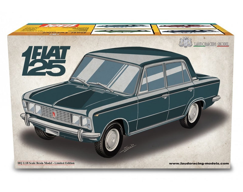Fiat 125 1967 Rosso Amaranto 1:18 - 76983