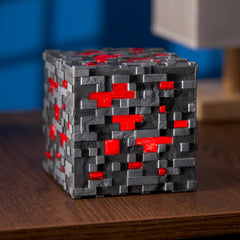 Minecraft Illuminating RedStone Ore Cube 10x10x10cm - 77025