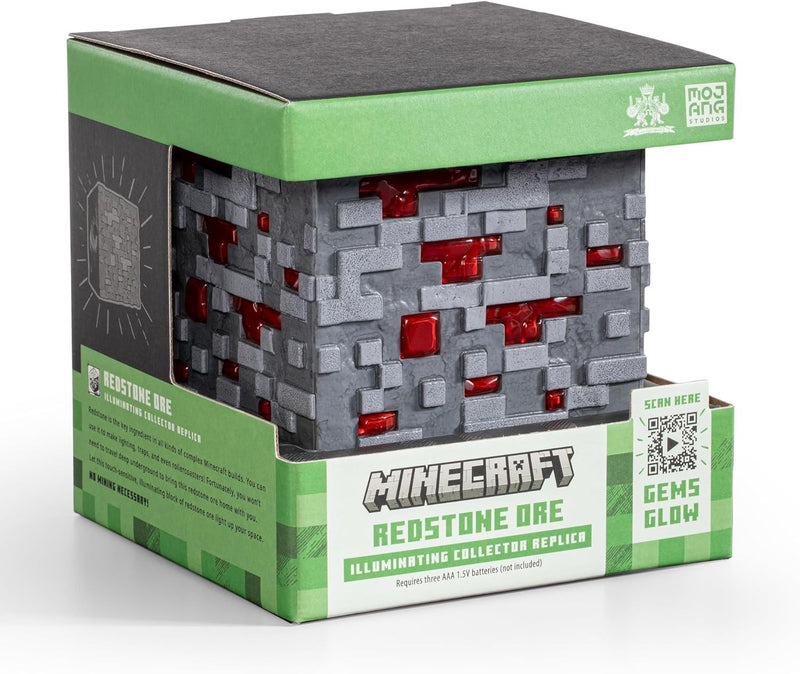 Minecraft Illuminating RedStone Ore Cube 10x10x10cm - 77026