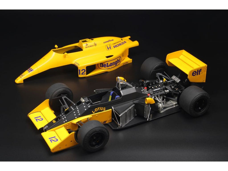 Lotus Honda 99T F1 1987 Monaco GP Ayrton Senna Model Kit 1:12 - 77067