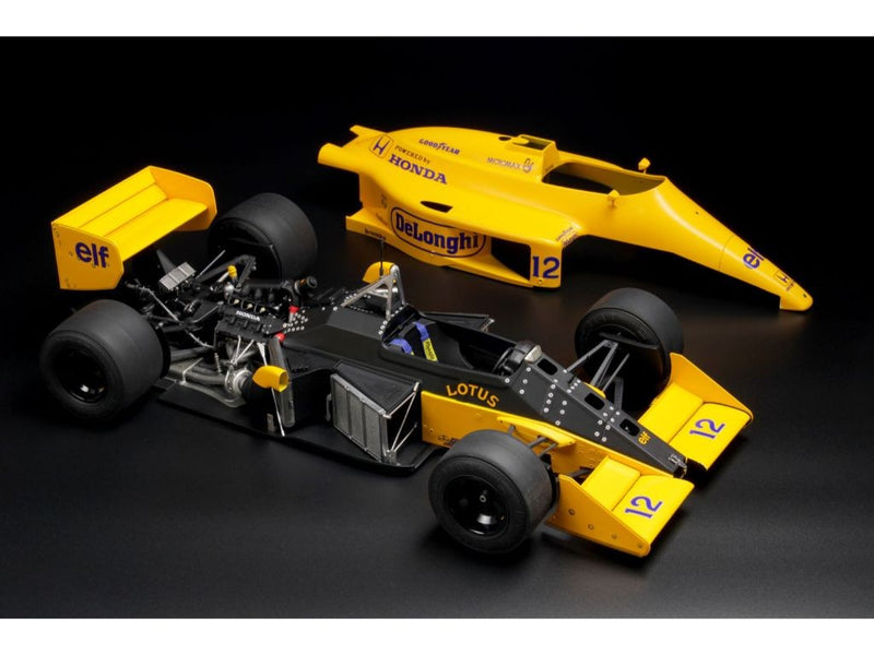 Lotus Honda 99T F1 1987 Monaco GP Ayrton Senna Model Kit 1:12 - 77069