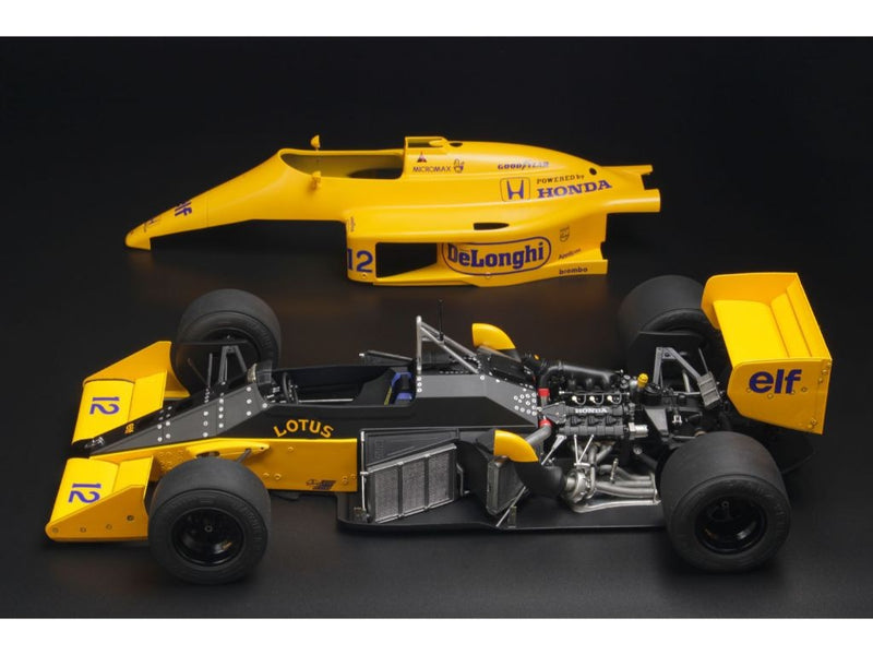Lotus Honda 99T F1 1987 Monaco GP Ayrton Senna Model Kit 1:12 - 77070