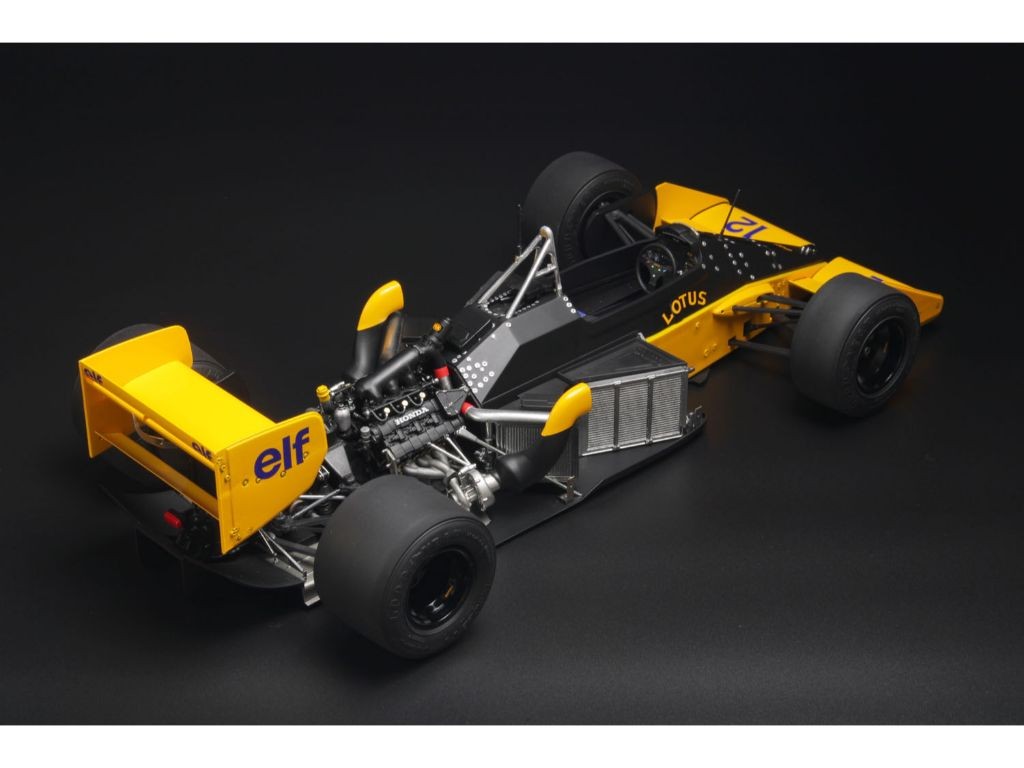 Lotus Honda 99T F1 1987 Monaco GP Ayrton Senna Model Kit 1:12 - 77074