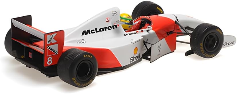 Mclaren Ford MP4/8 F1 Winner European GP 1993 Ayrton Senna Dirty Version 1:18-2