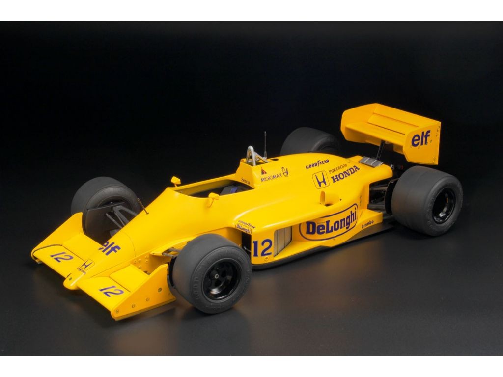 Lotus Honda 99T F1 1987 Monaco GP Ayrton Senna Model Kit 1:12 - 77092