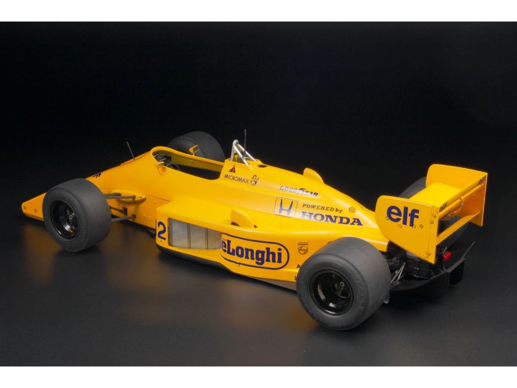 Lotus Honda 99T F1 1987 Monaco GP Ayrton Senna Model Kit 1:12 - 77093