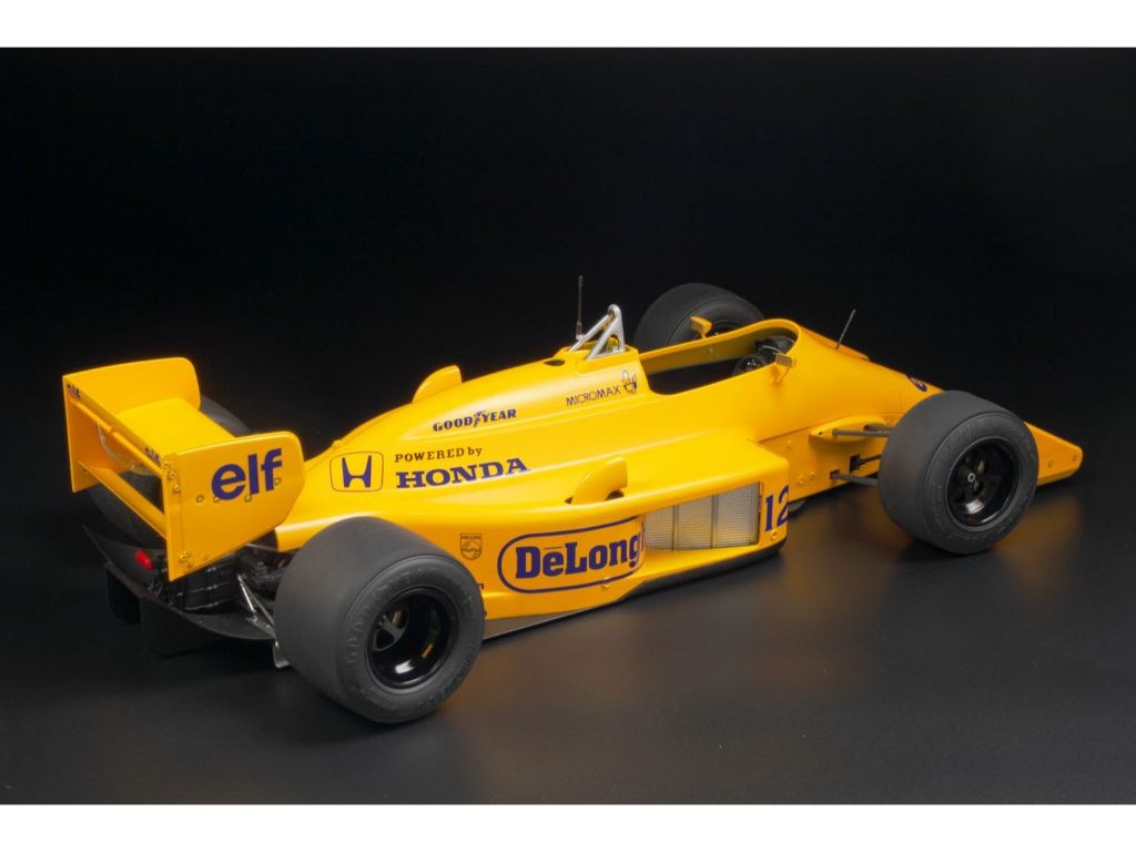 Lotus Honda 99T F1 1987 Monaco GP Ayrton Senna Model Kit 1:12 - 77094