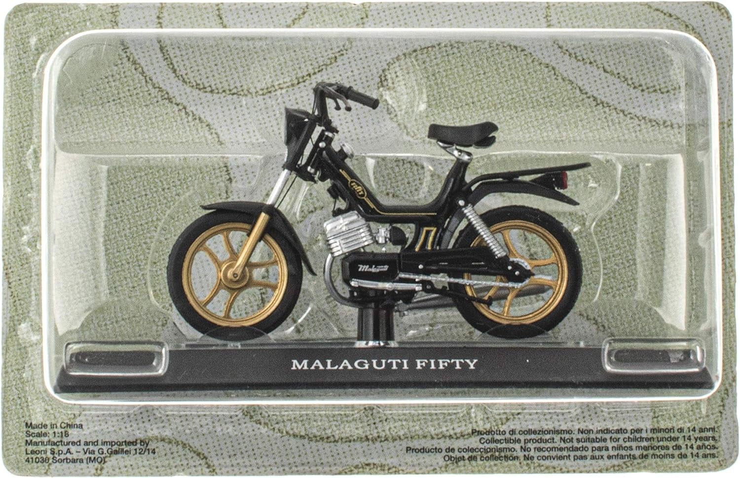 Malaguti Fifty 1974 Ciclomotore black 1:18 - 77142