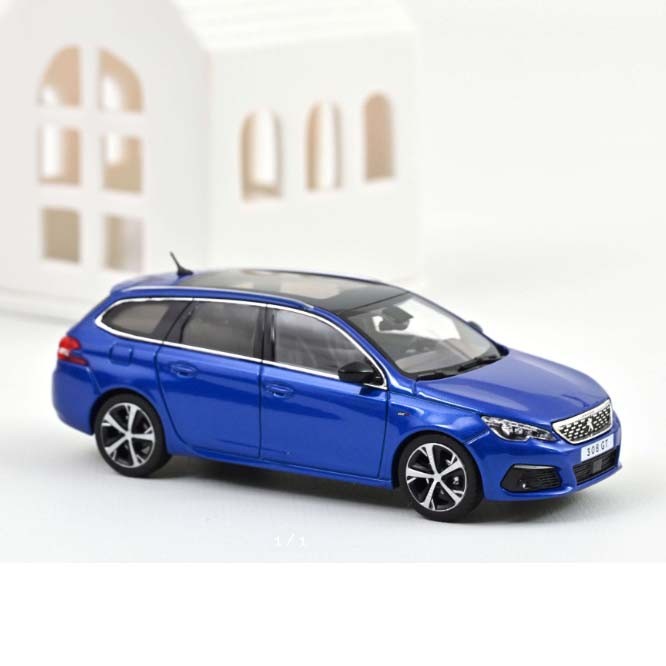 Peugeot 308 SW GT 2020 Bleu Vertigo 1:43 - 77253