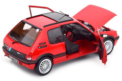 Peugeot 205 GTi 1.9 PTS déco 1991 Rouge Vallelunga 1:18 - 77261