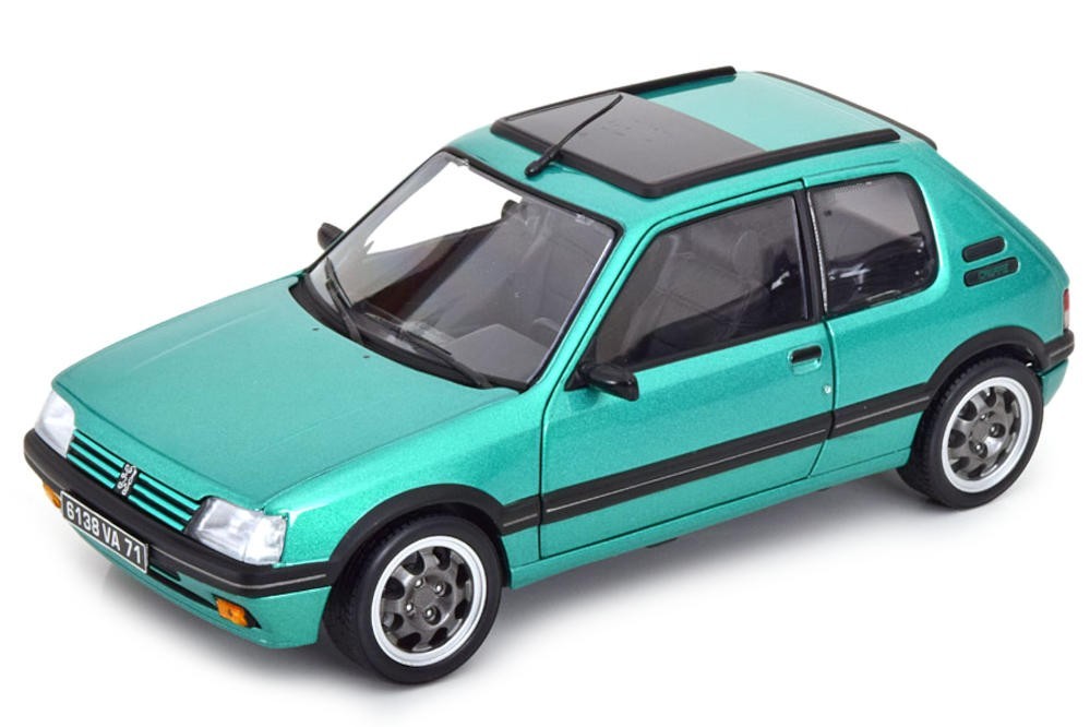 Peugeot 205 GTi 1.9 Griffe 1991 Green Metallic con tettuccio 1:18 - 77262