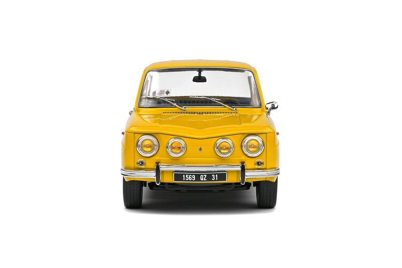 Renault 8 S 1100 1968 Yellow 1:18 - 77290