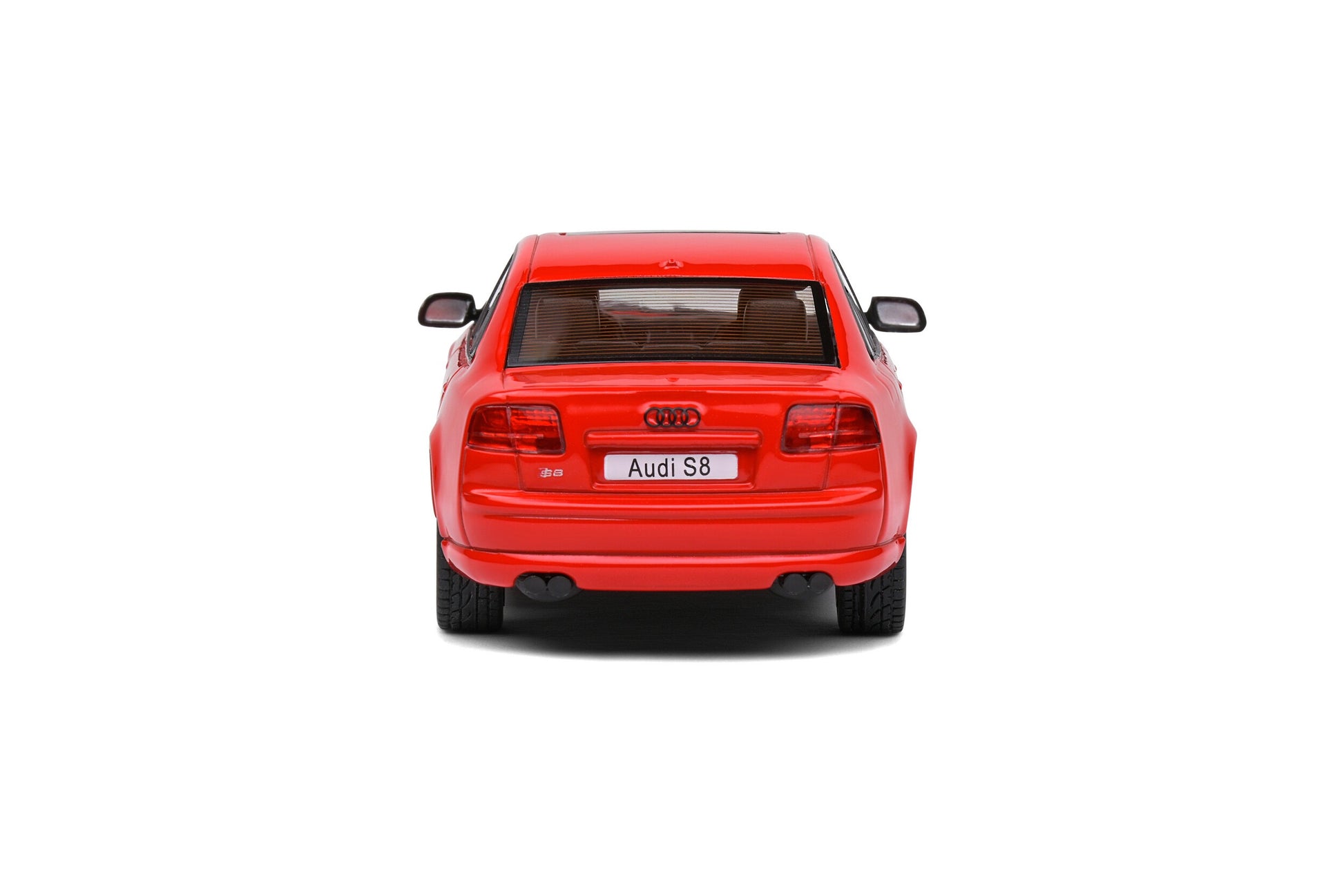 Audi S8 (D3) 2010 Red Black Wheels 1:43 - 77326