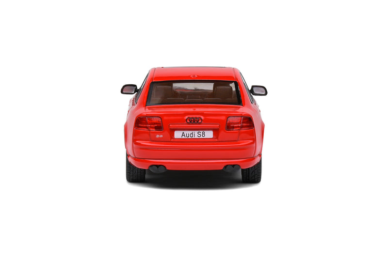 Audi S8 (D3) 2010 Red Black Wheels 1:43 - 77326