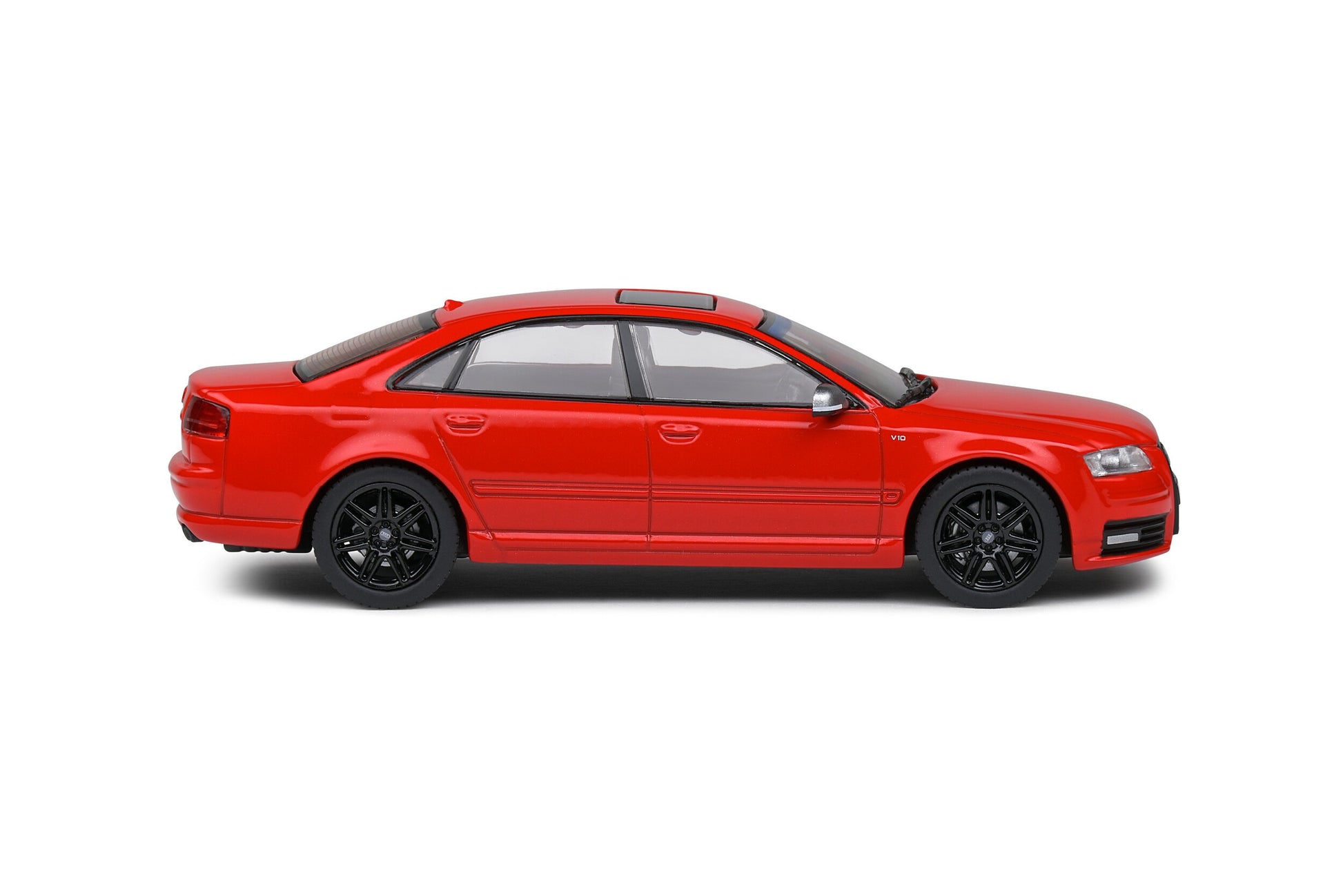 Audi S8 (D3) 2010 Red Black Wheels 1:43 - 77329