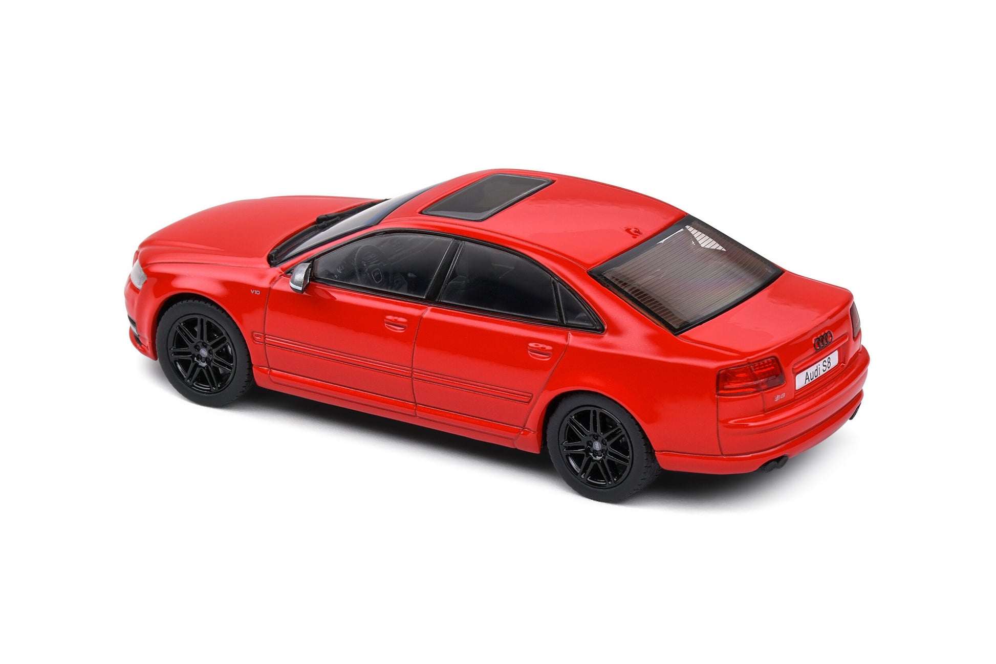 Audi S8 (D3) 2010 Red Black Wheels 1:43 - 77331