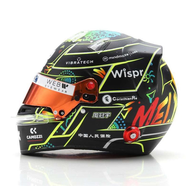 Guanyu Zhou Casco Bell Helmet F1 2023 Australian GP 2023 Alfa Romeo Racing Team 1:5 - 77388