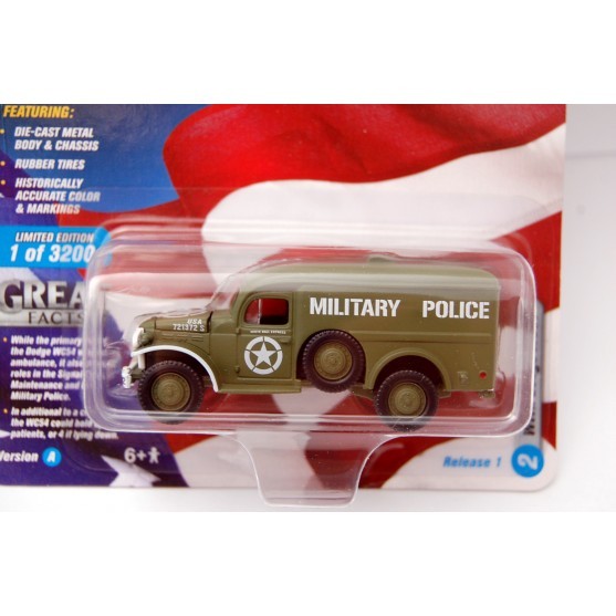 Dodge WC 54 Military Police Van World War II 1:64 Collection 2/6 - 77710