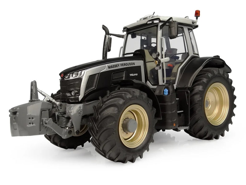 Massey Ferguson MF 7S.210 2022 Matt Black With Gold Rims 1:32-1