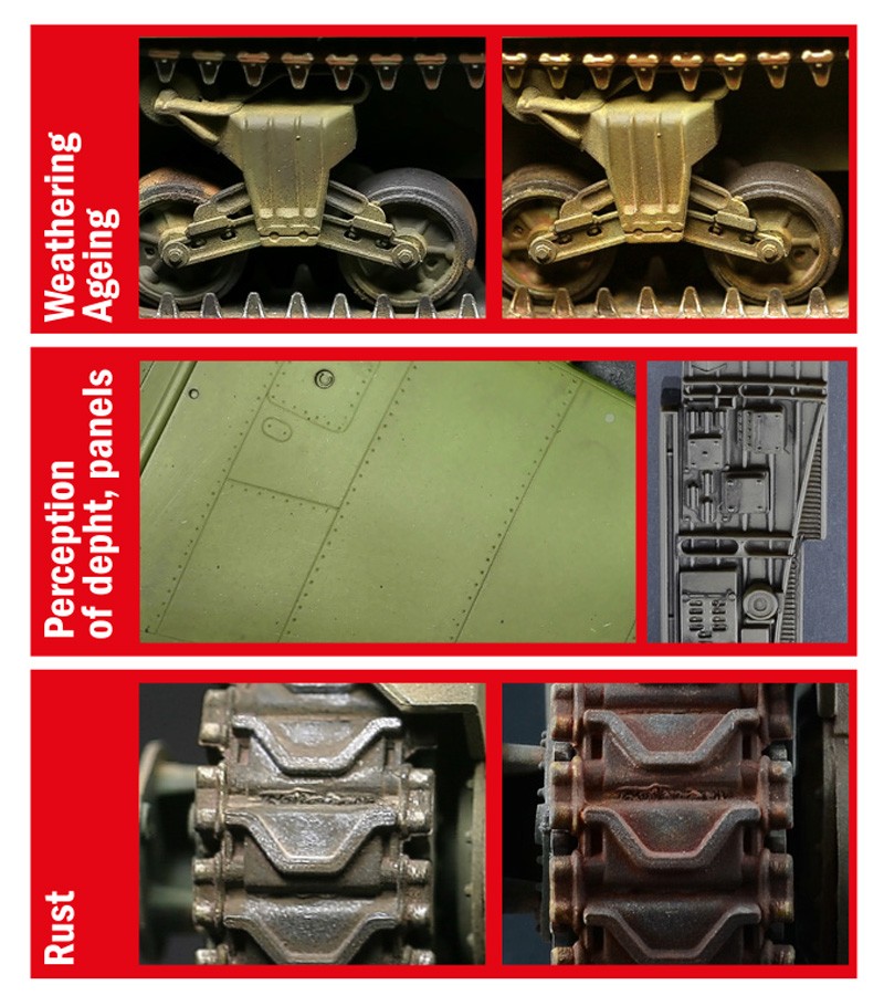 Acrylic Model Wash Set 6pz - 77831