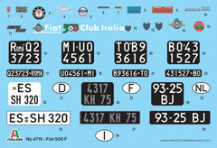 Fiat 500 F Upgraded Edition kit 1:12 - 77834