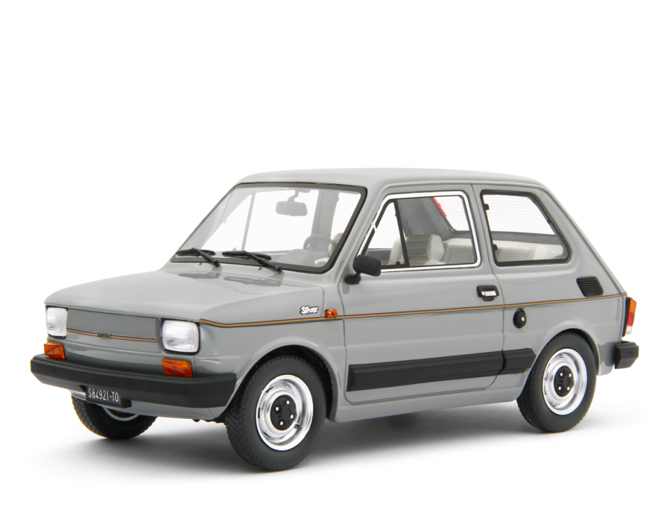 Fiat 126 Personal 4 Silver 1978 Grigio 1:18 - 77856
