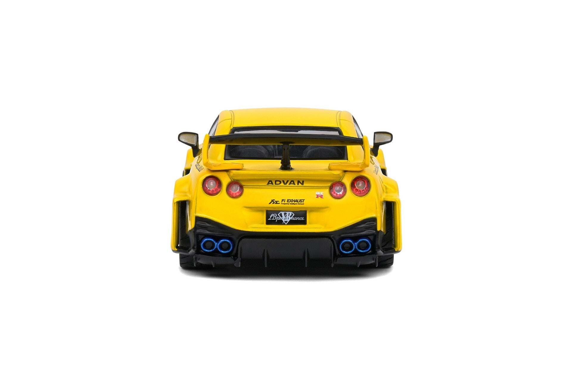 Nissan GT-R (R35) Liberty Walk LBWK Silhouette 2020 Yellow 1:43 - 78000