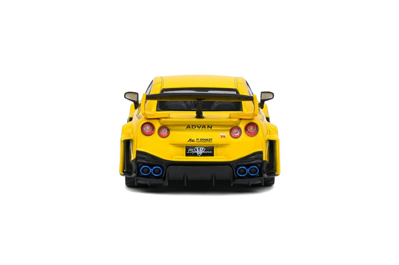 Nissan GT-R (R35) Liberty Walk LBWK Silhouette 2020 Yellow 1:43 - 78000