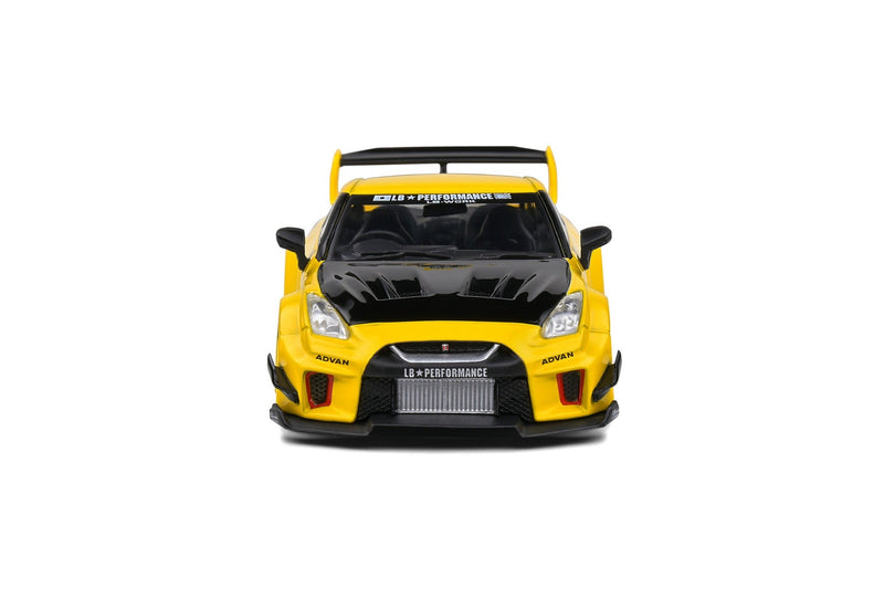 Nissan GT-R (R35) Liberty Walk LBWK Silhouette 2020 Yellow 1:43 - 78003