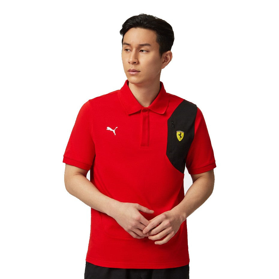Ferrari F1 2024 Polo Uomo Red Puma - 78263