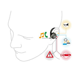 Dynamic Outer auricolare stereo Bluetooth - 7827