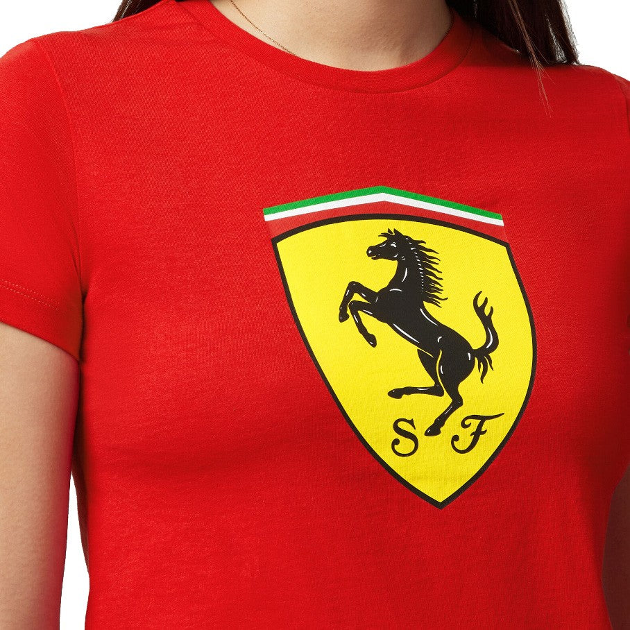 Scuderia Ferrari T-Shirt Puma Donna Scudetto Rosso - 78287