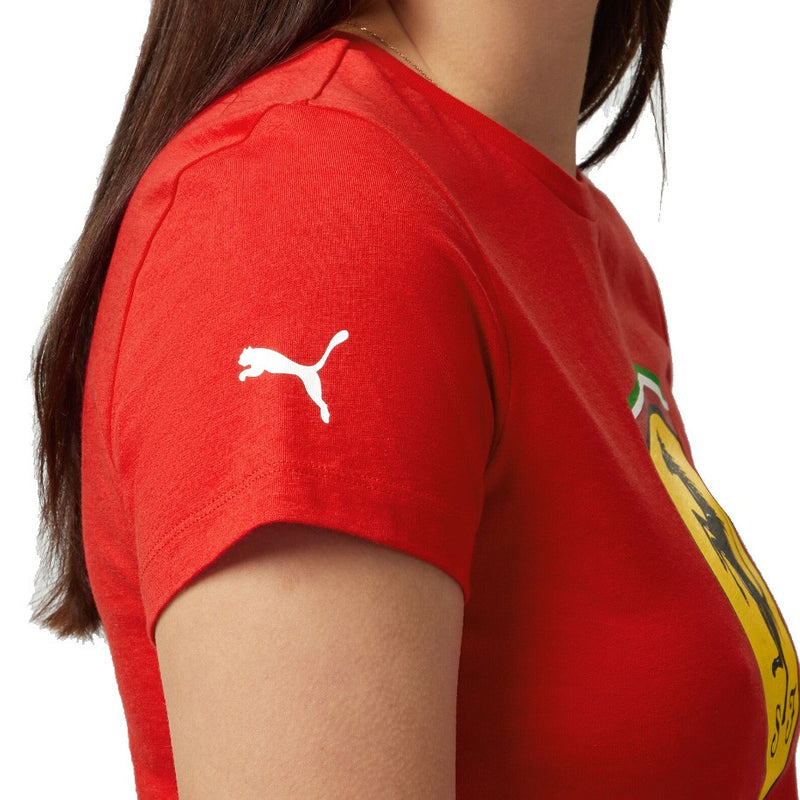 Scuderia Ferrari T-Shirt Puma Donna Scudetto Rosso - 78288
