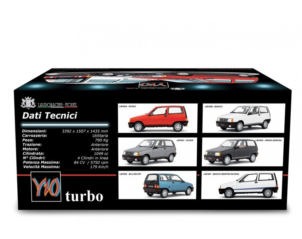 Autobianchi Y10 Turbo 1985 Bianco 1:18 – e-sco
