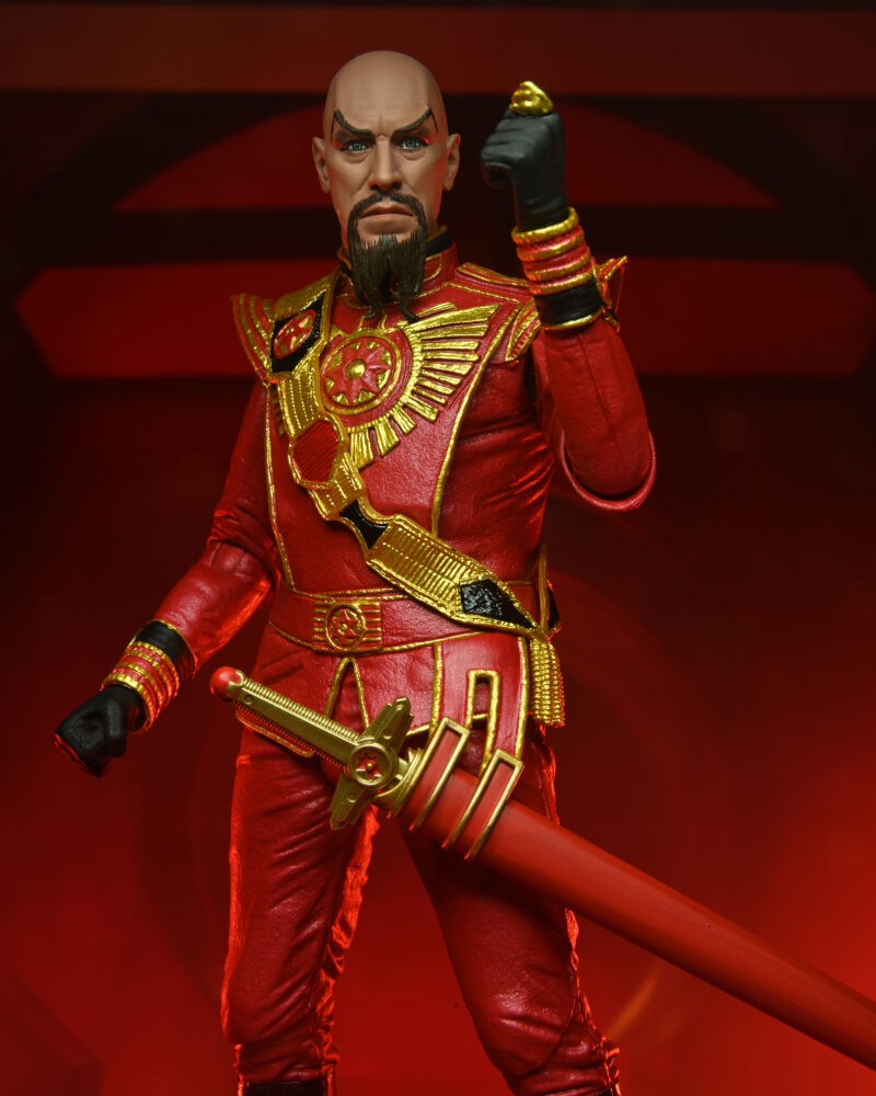 Kf Flash Gordon 1980 Ming Red Military Outfit Ult Af 17cm/h - 78443