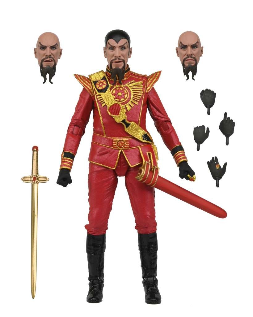Kf Flash Gordon 1980 Ming Red Military Outfit Ult Af 17cm/h - 78444
