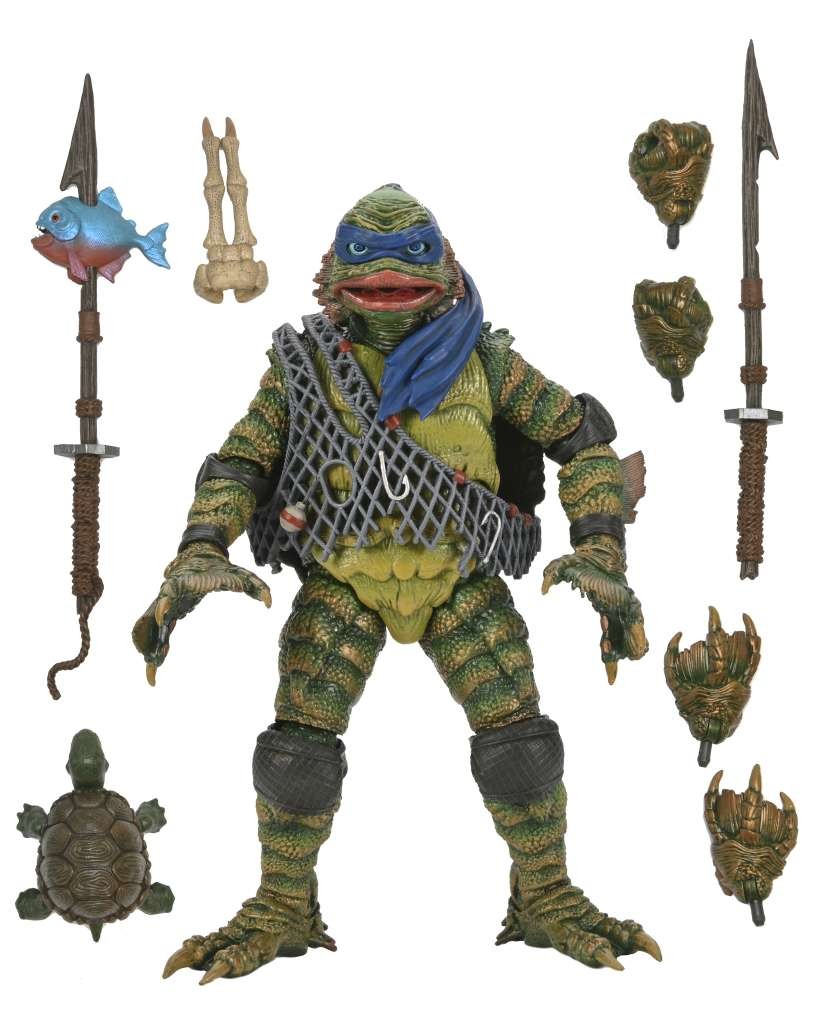 Leonardo as the Creature Universal Monsters Teenage Mutant Ninja Turtles AF 17cm/h - 78477