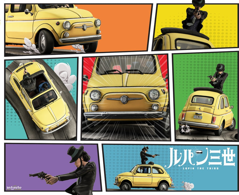 Lupin 3rd L'avventura Italiana Statue "Lupin & Jigen" 1:18 - 78485