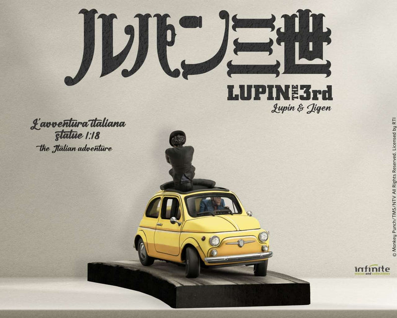 Lupin 3rd L'avventura Italiana Statue "Lupin & Jigen" 1:18 - 78487