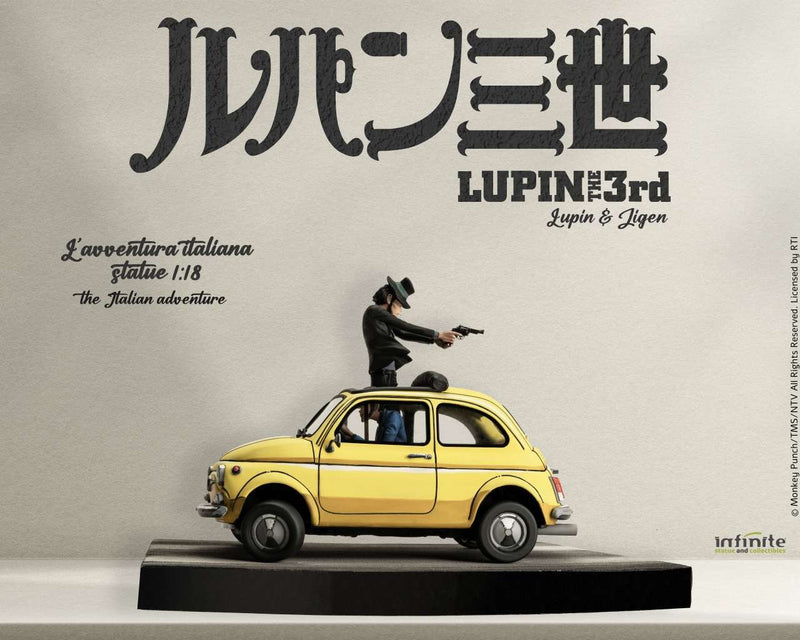 Lupin 3rd L'avventura Italiana Statue "Lupin & Jigen" 1:18 - 78488