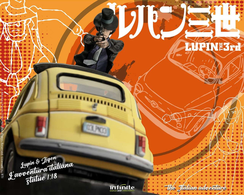 Lupin 3rd L'avventura Italiana Statue "Lupin & Jigen" 1:18 - 78492