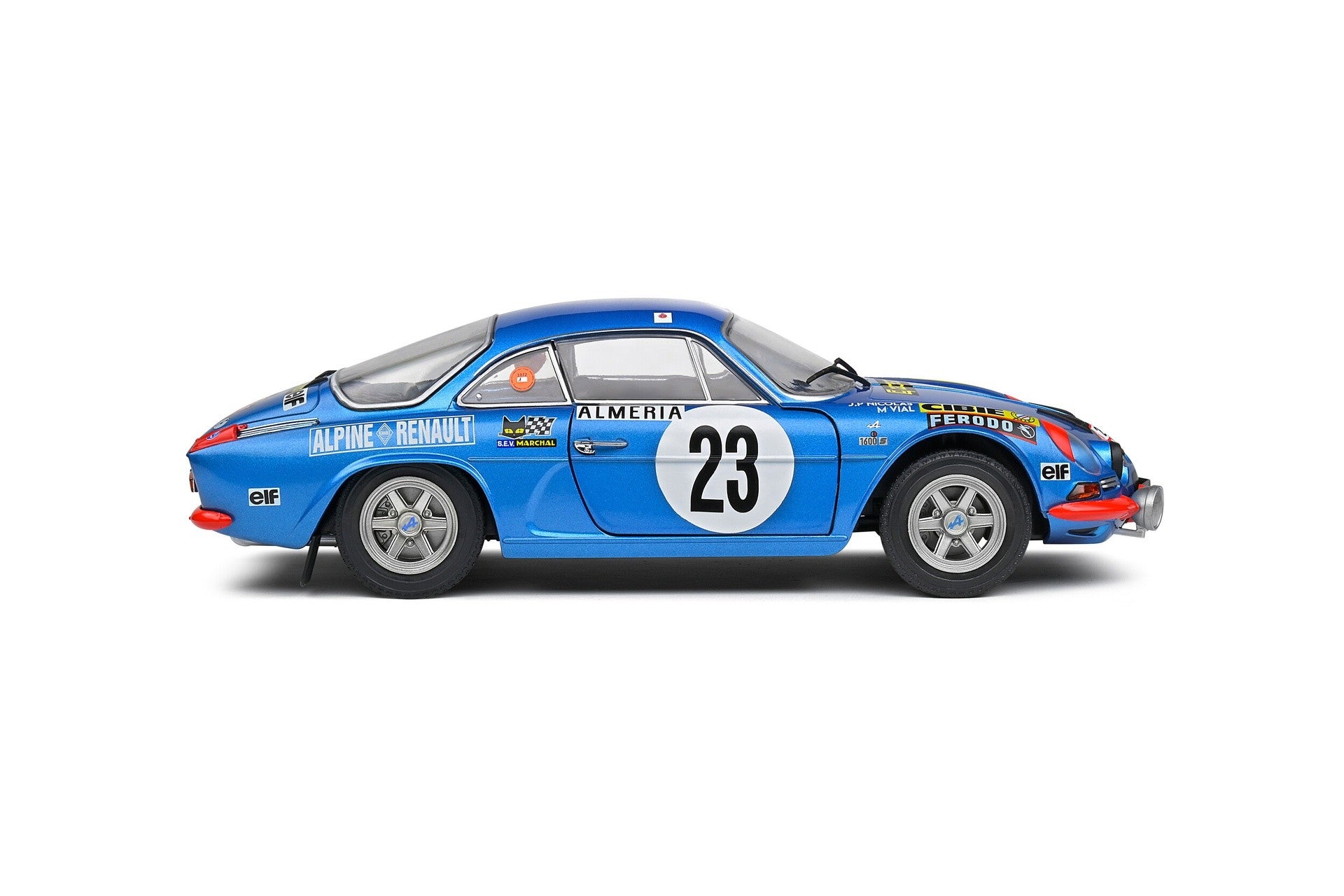 Alpine-Renault A110 1600S 6th Rallye Monte Carlo 1973 Jean-François Piot - Jean-Louis Marnat 1:18 - 78614