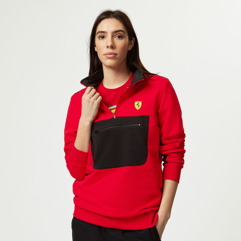 Ferrari F1 2024 Felpa con Zip Unisex Puma Red - 78773