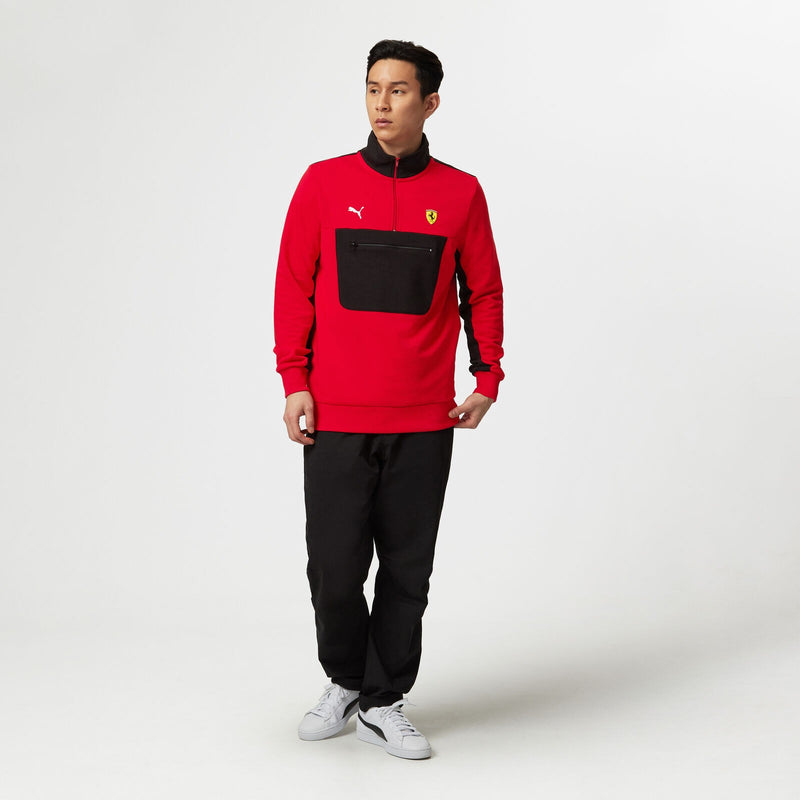 Ferrari F1 2024 Felpa con Zip Unisex Puma Red - 78775