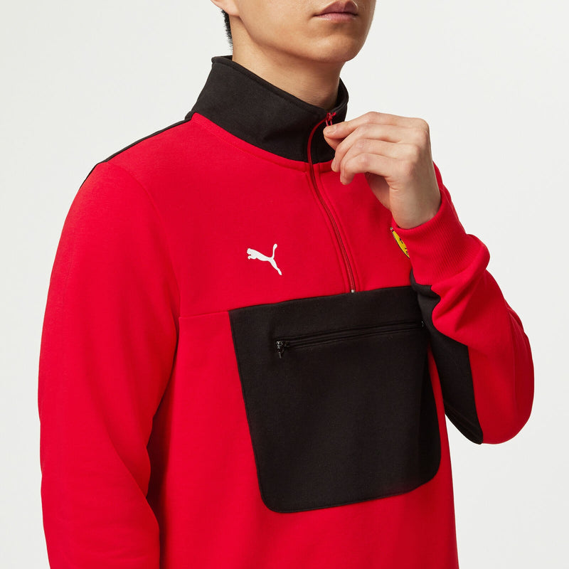 Ferrari F1 2024 Felpa con Zip Unisex Puma Red - 78776