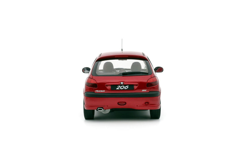Peugeot 206 S16 1999  Rouge Lucifer EKQ 1:18 - 78960