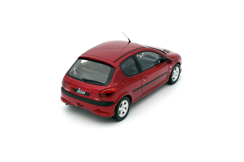 Peugeot 206 S16 1999  Rouge Lucifer EKQ 1:18 - 78962