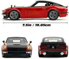 Datsun 240Z Coupè 1972 "Fast & Furious F10" Red Black 1:24 - 79011